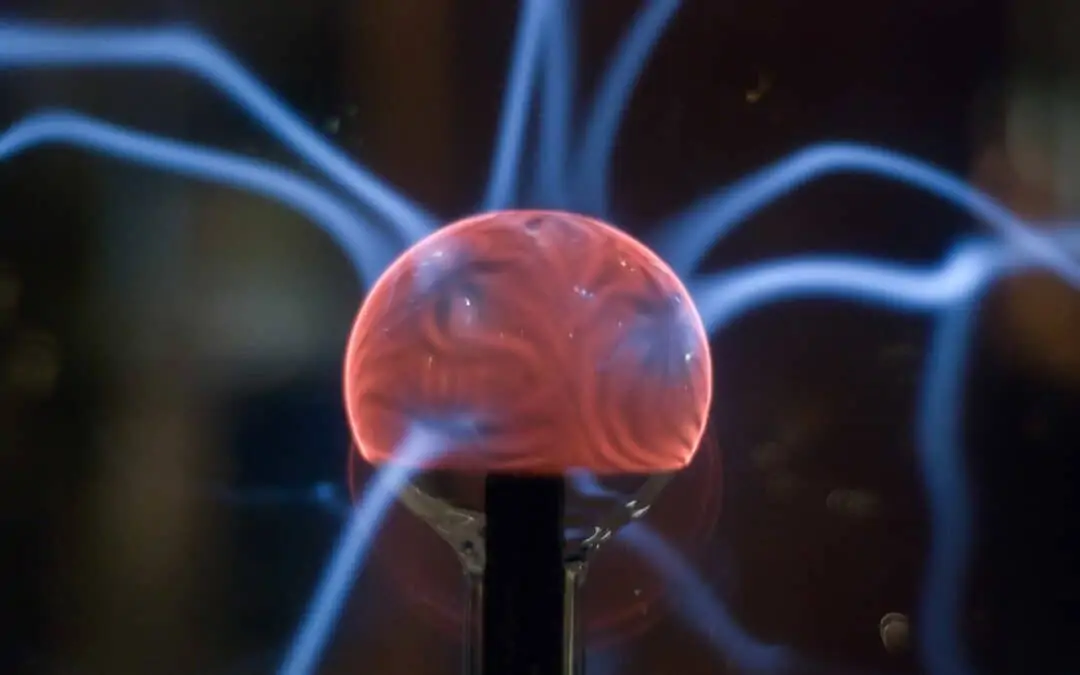 Close Up of a Plasma ball.